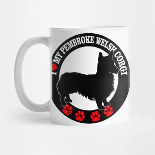 I Love My Pembroke Welsh Corgi Mug